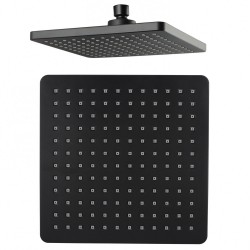 200mm 8'' ABS Square Black Rainfall Shower Head 200mm 8'' ABS Square Black Rainfall Shower Head